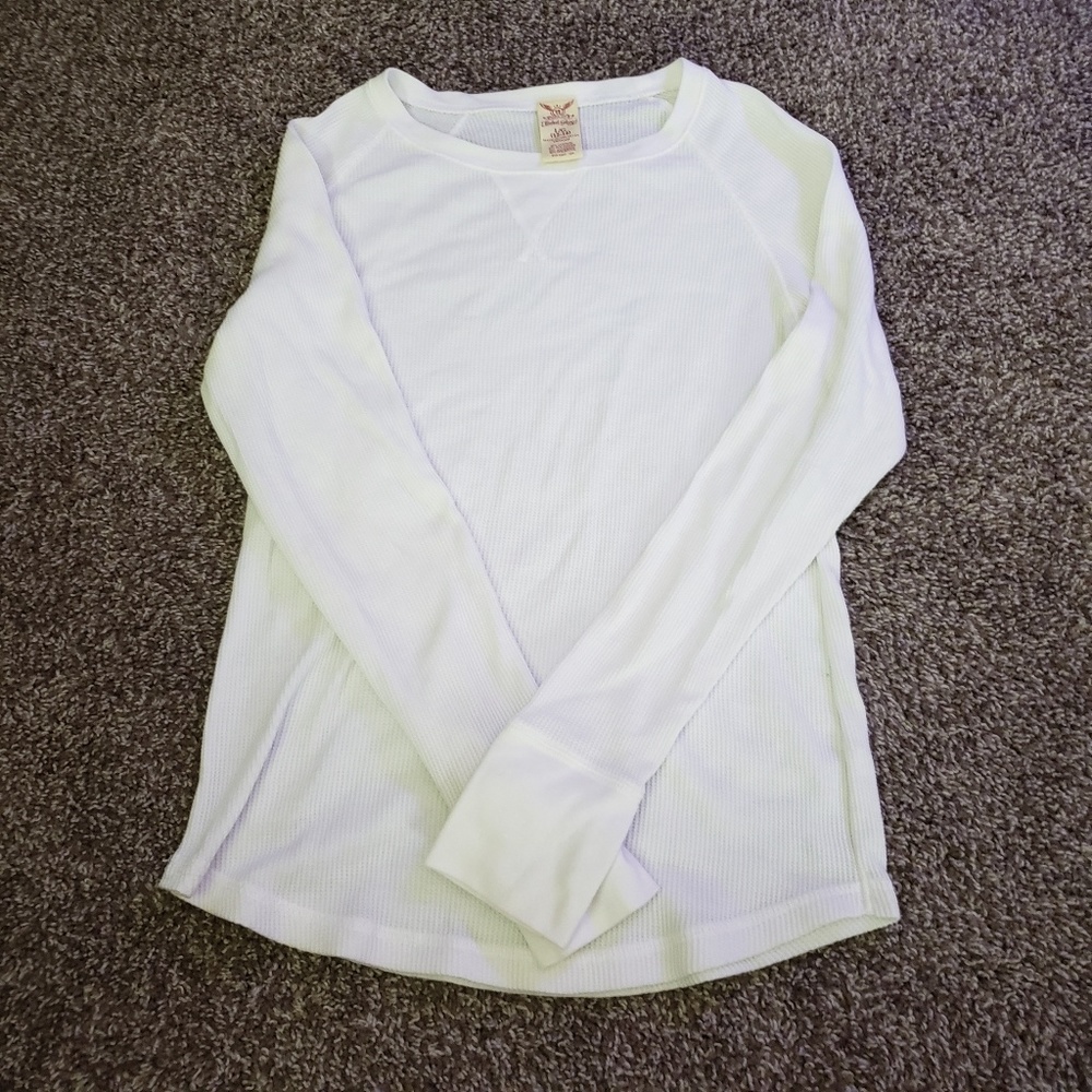 Faded Glory thermal longsleeve tee - size L 12/14